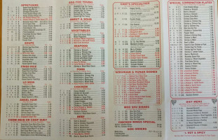 China 1 Brooklet Ga menu