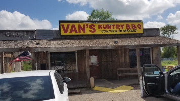 Van's -b-q outside