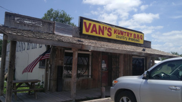 Van's -b-q outside