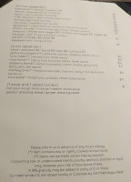 450 Teppanyaki menu