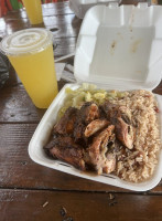 Island Jerk Shack food