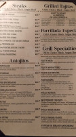 Parrilla De San Miguel menu