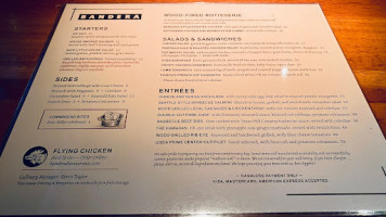 Bandera Corona Del Mar menu