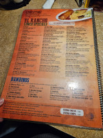 El Rancho menu