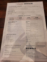 Longhorn Steakhouse menu