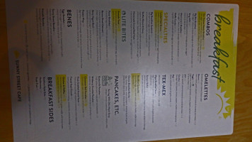 Sunny Street Cafe menu