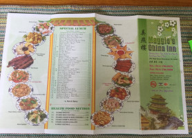 Maggie's China Inn menu