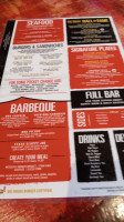 Big House Burgers menu