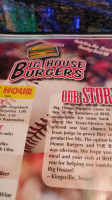 Big House Burgers menu