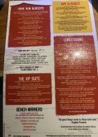 Big House Burgers menu