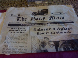 Salerno's menu