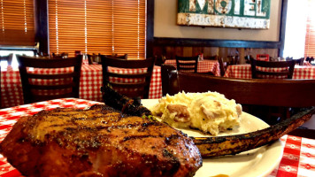 Mesquite Pit Steaks And B Q food