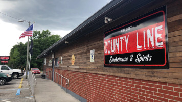 County Line Smokehouse Spirits outside