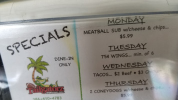 Tailgatorz food