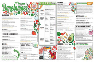 Bareburger menu