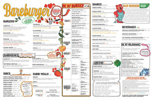 Bareburger menu