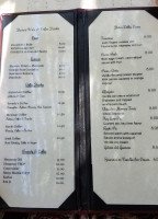 Café Arrivederci menu