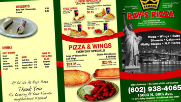 Ray's Pizza food