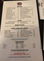 Rick's Crab Trap menu