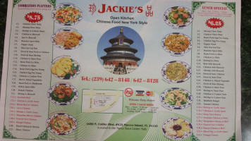 Jackie's Chinese food