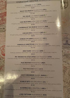 Destination Dogs menu