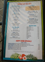 Sea Breeze Cafe menu