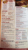 Antonio's Cafe Grill menu