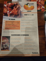 Mango's Tequila menu