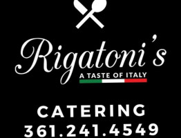 Rigatoni's Italian food