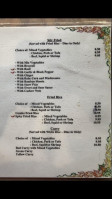 A-1 Thai menu