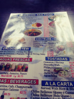 Mariscos El Corita menu