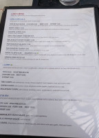 Origin Asian Bistro Sushi menu