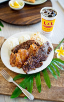 L&l Hawaiian Barbecue food