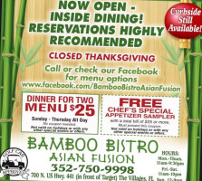 Bamboo Bistro food