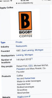 Biggby Coffee food