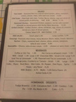 Pantry Cafe menu