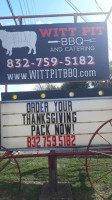 Witt Pit Bbq food