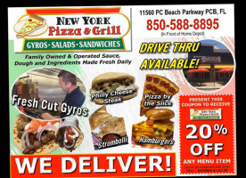 New York Pizza Grill food