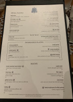 Maritana menu