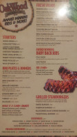 Oakwood Smokehouse menu