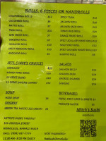 Mitch's Fish Market Sushi menu