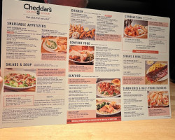 Cheddar's Scratch Kitchen menu