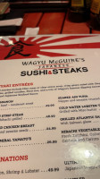 Wagyu Mcguire's Japanese Sushi Steaks inside