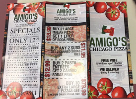 Amigos Chicago Pizza food