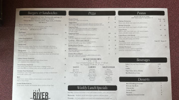 The River Sandbar menu