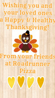 Roadrunner Pizza food