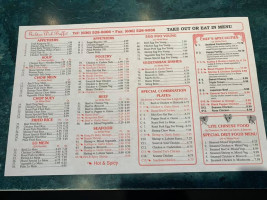 Golden Wok Buffet menu