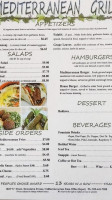 Mediterranean Grill Cafe menu