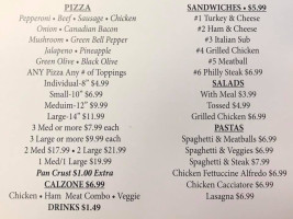 Papa's Pizzeria menu