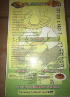 Taqueria Paisanos menu